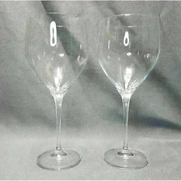 Chrystalite Bohemia Other - Chrystalite Bohemia Sitta Wine Glass Crystal Barware 25 oz Toasting Glasses Pair